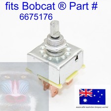 fits Bobcat Fan Blower Speed Switch 6675176 S205 S220 S250 S300 S330 S450 S510