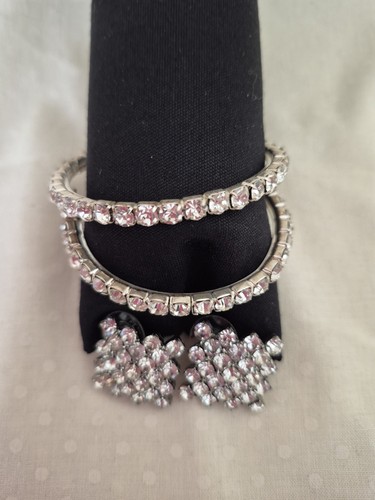 Pairs diamante earrings - of,