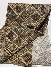 Vintage Style Kilim Tapestry Fabric Upholstery Cushion Footstool Etc Remnant