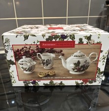 Holly And The Ivy Portmeirion 3 Piece Tea Set