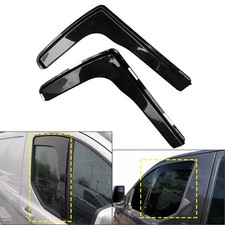 For Ford Transit Custom 2012-22 Wind Rain Sun Guard Window Deflectors With Clips