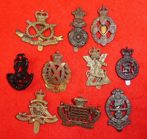 British army cap badges job - 10,