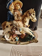 Victorian Collection Age of Innocence Rocking Horse Beautiful Ornament. 