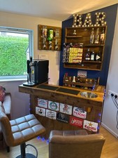 Handmade Wooden Drinks Bar  (