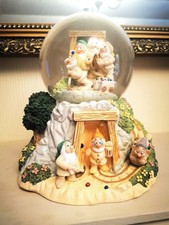 Disney Lenox - SNOW WHITE & the Seven Dwarfs  WATERGLOBE Snow Globe Whistle ⛏️