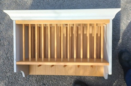 Vintage large wooden wall - ,