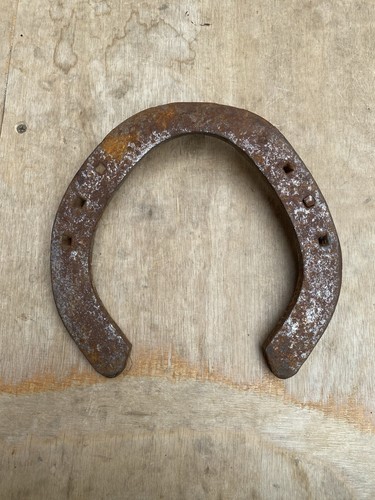 Vintage giant horseshoe hand - horseshoe,