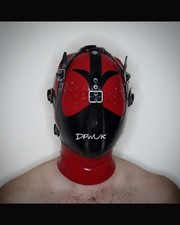 Latex Face Mask Head Harness