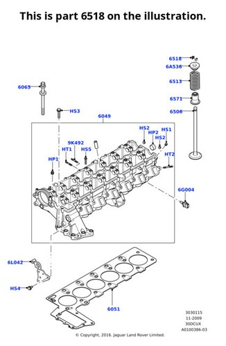 Land rover genuine - land, collet
