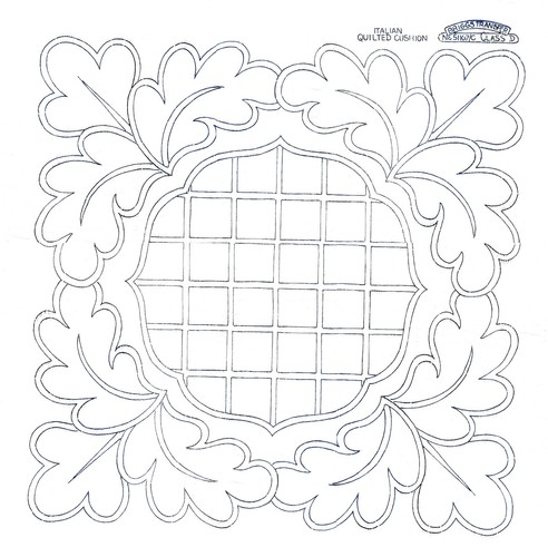 Vintage embroidery transfer - vintage,