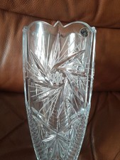 Bohemian Crystal Vase Vintage