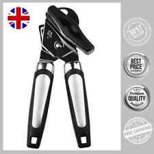 Heavy Duty Tin Can Opener Cutter Stainless Steel Easy Comfy Handle Grip Kitchen