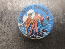 Rockley Sands Pin Badge Button