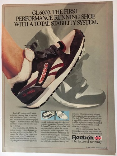 Reebok 6000 shoes 1986 - gl,