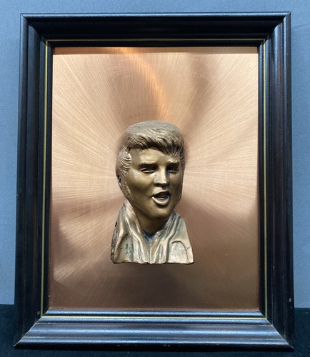 Elvis framed copper - elvis,
