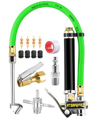 Tire inflator with - tire,