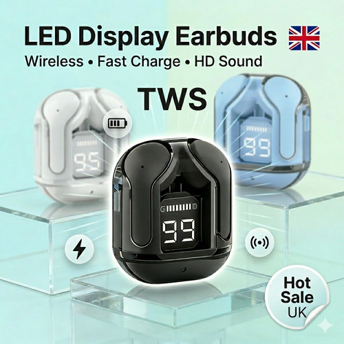 Tws wireless earbuds led - tws,