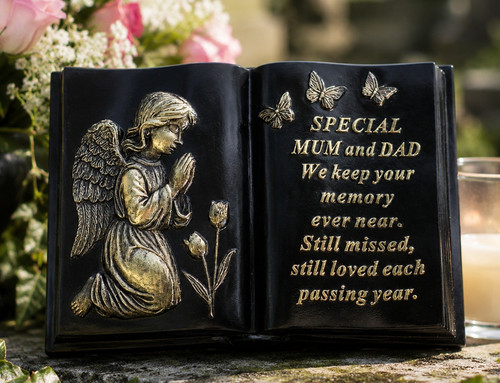 Mum dad graveside memorial - mum,