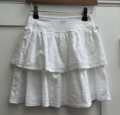 Kids white floral skirt - kids,