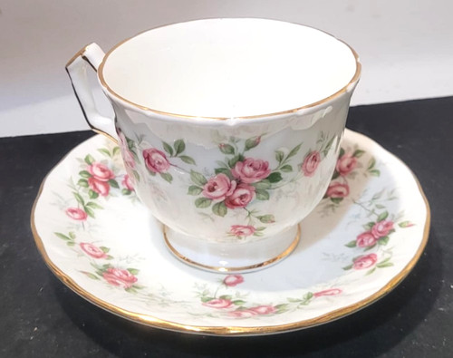 Aynsley grotto rose teacup - aynsley,