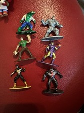 Jada Toys Marvel Mini Metalfigs Die-Cast,6 Minifigs inc venom,green goblin