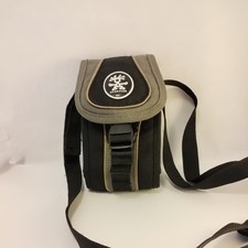 BLACK/GREY CRUMPLER SPORTY GUY COMPACT DIGITAL CAMERA BAG HARDLY USED