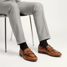Handmade Brown Leather Kiltie