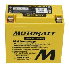 Motobatt MBT14B4 AGM Motorcycle Battery for Yamaha XV 1900 A Midnight Star 06-12