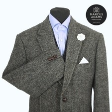 Harris Tweed Jacket Blazer 44S Herringbone Weave BARUTTI EDITION Hacking Sports