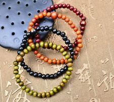 6mm and 8mm Sandalwood Buddhist Prayer Beads Mala Bracelet UK Various Color 