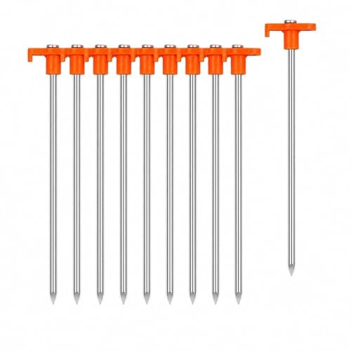 1in heavy duty tent stakes - 7.1in,