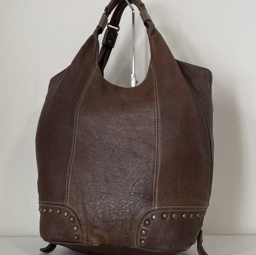 Ipa nima brown leather slouch - brown,