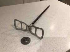 William Mills Vintage Aluminum Shooting Stick With Cap Birmingham VGC 74cm Long