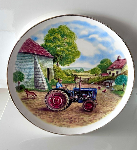 Vintage tractor decorative - vintage,