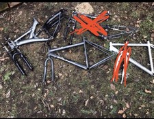 3x Bicycle Frames/forks (British Eagle, Apollo Etc) 