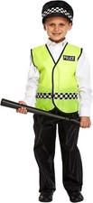 Kids Police Costume Age 7-9