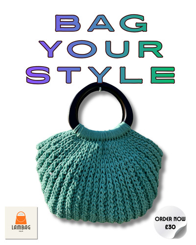 Handmade seafoam curve crochet - handmade,