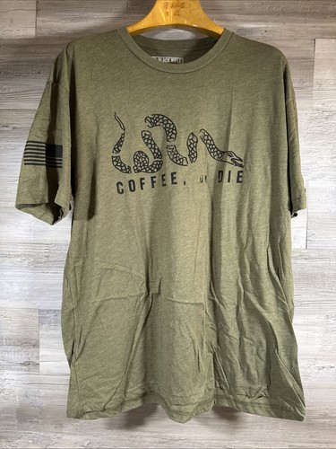 Black rifle coffee die t - black, or