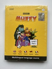 Muzzy BBC Interactive Level I Part 1 Multilingual Language Course DVD, NEW