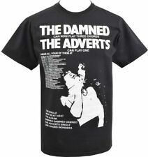 Mens Punk T-Shirt The Damned Adverts 1977 Punk Rockers Rock three chord wonders