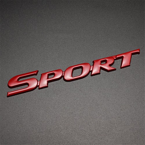 Metal red sport - logo, emblem