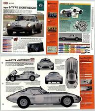 Jaguar E-Type Lightweight - 1963 #50 Street - Hot Cars - IMP Fold Out Fact Page