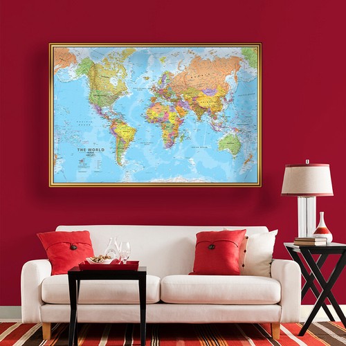 24x36 18x29 world map - 24x36"/18x29",