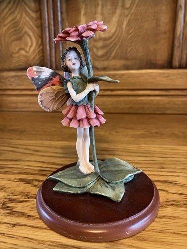 Zinnia flower fairy - fairy, cicely