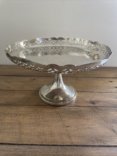 Vintage electroplated cake - vintage,