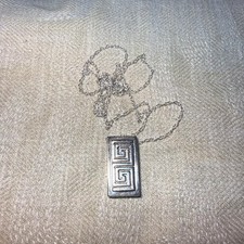 Sterling silver ingot pendant - sterling,