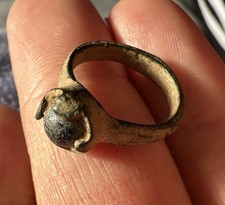 Ancient Roman Ring With Gem