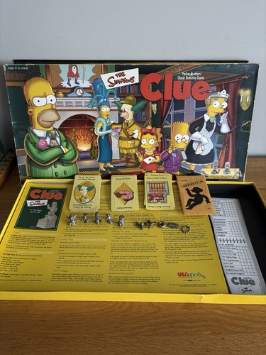 The simpsons clue board game - simpsons,