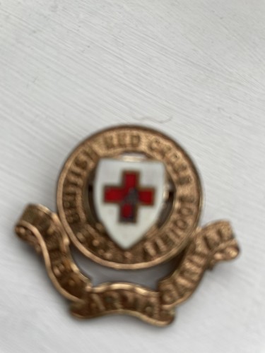 British red cross badge - british,
