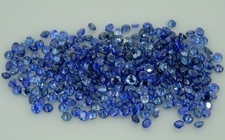 Mixed lot of fine blue round sapphires 26.88ct natural loose gemstones